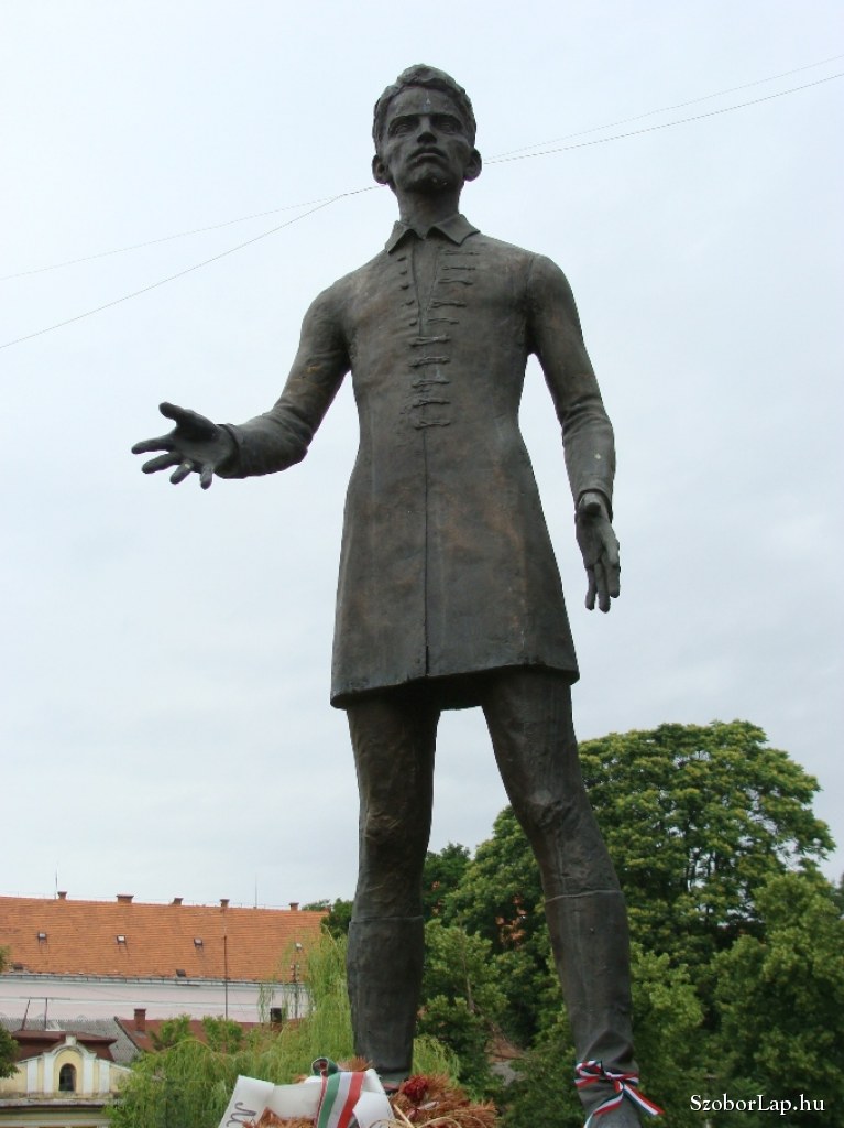 kozterkep.hu / Kotricz Tünde-Petőfi-szobor Berekszászon