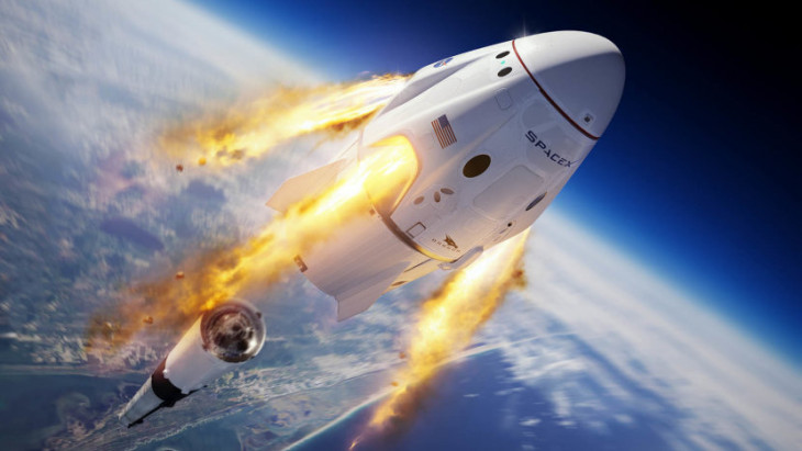 Nasa-A SpaceX Crew Dragon űrrepülőgép