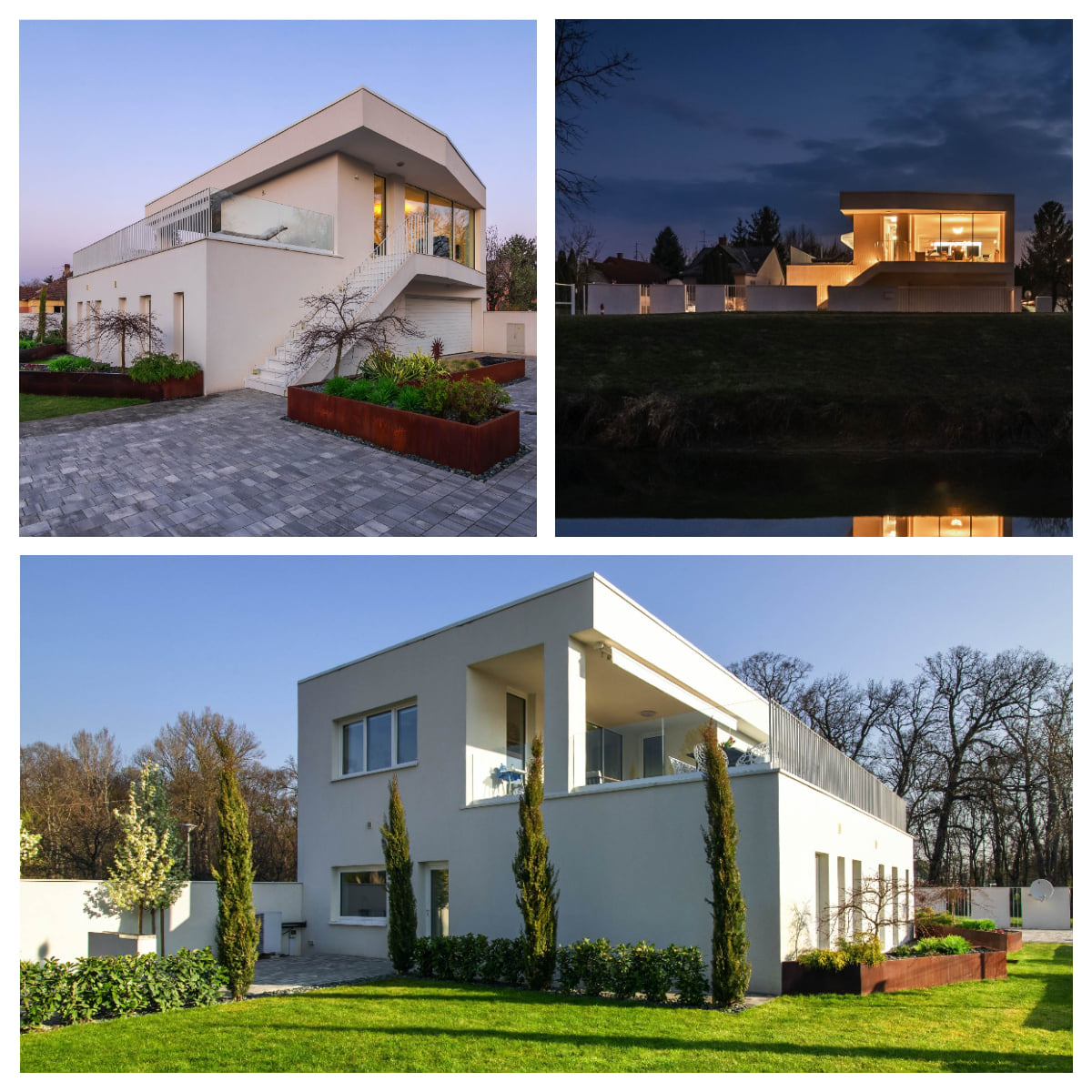Az Év háza pályázat hivatalos facebook oldala-Családi ház, lakóépület kategória közönségszavazásának nyertes épülete, Németh Dávid és Csaplár György által tervezett épület.