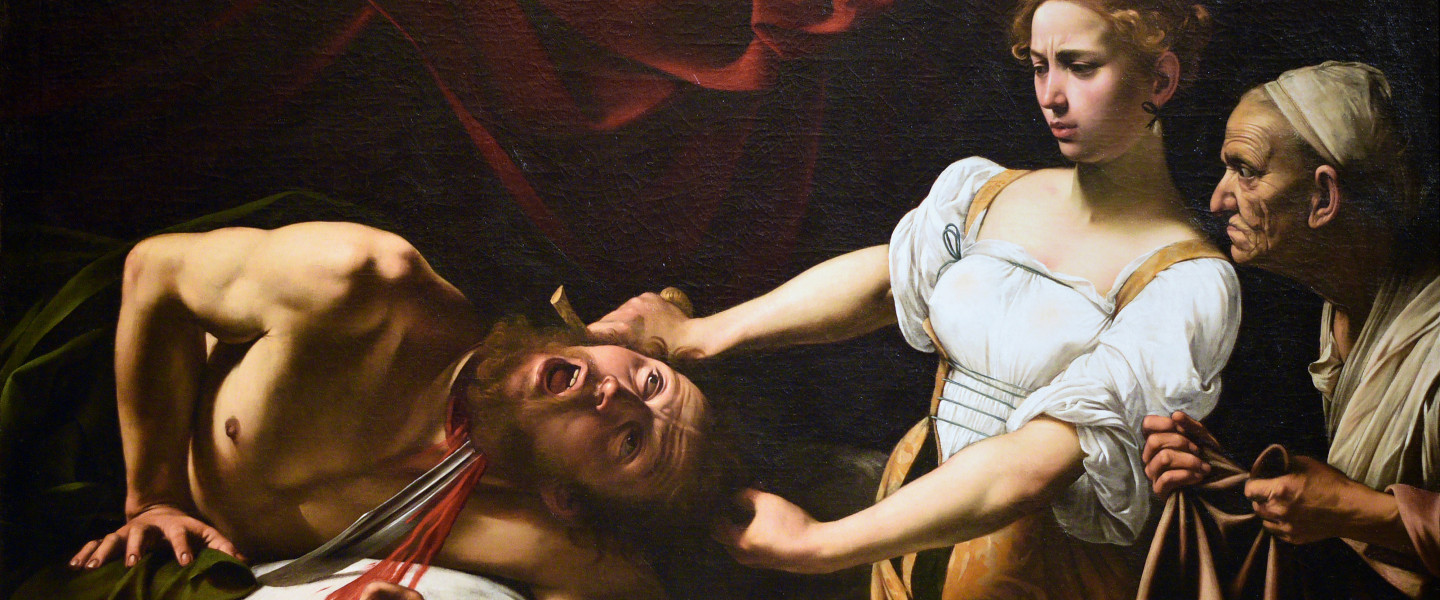 Caravaggio: Judith lefejezi Holofernészt