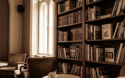 Könyvespolc régi és új könyvekkel