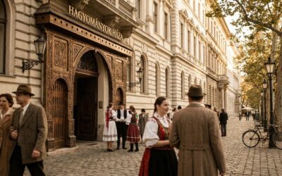 A Hagyományok Háza épületének bejárata