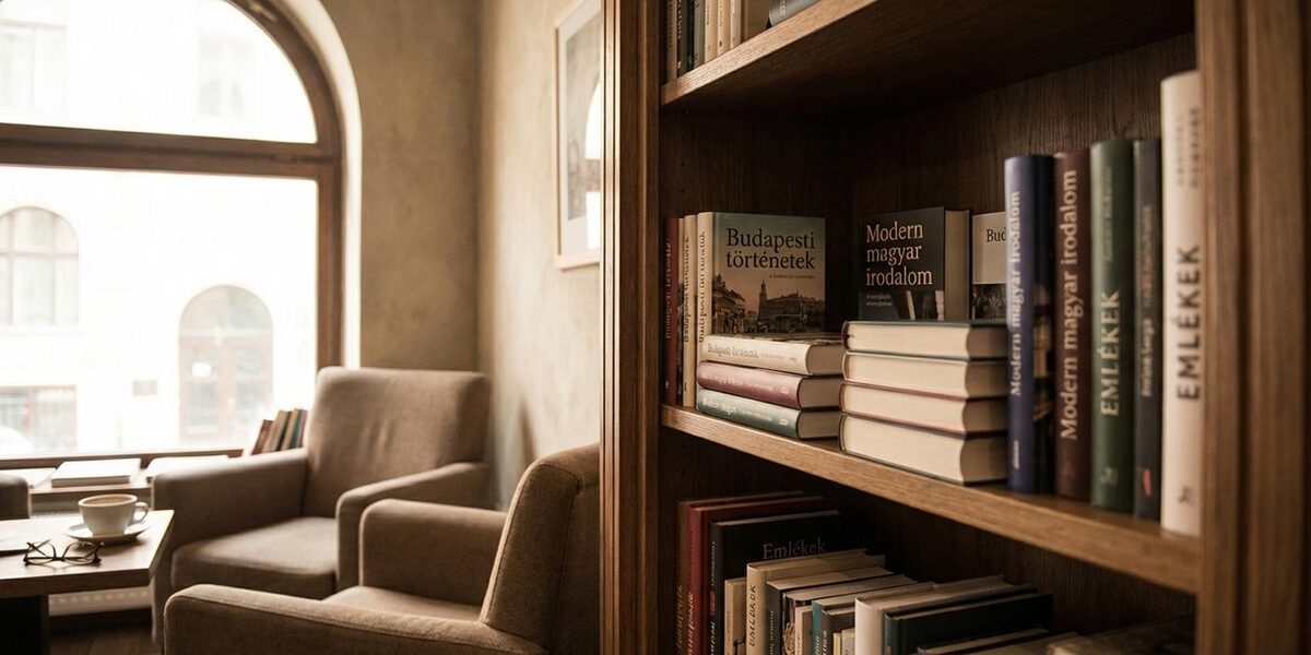 Új magyar könyvek egy könyvespolcon