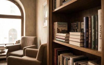 Új magyar könyvek egy könyvespolcon