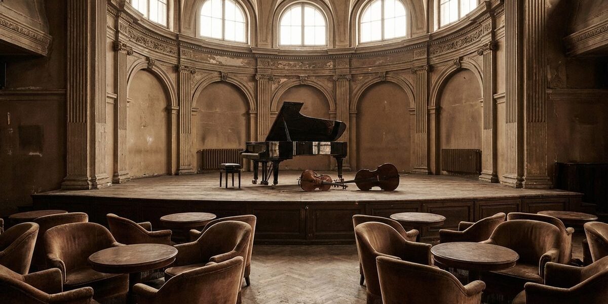 Díszes koncertterem belső tere