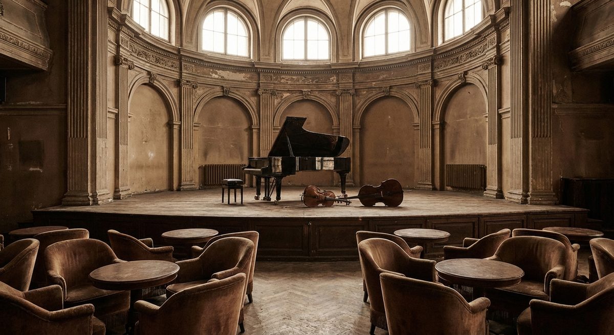 Díszes koncertterem belső tere