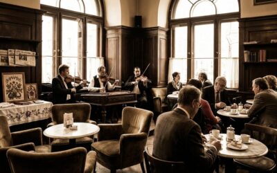 Magyar kulturális est egy bécsi kávéházban