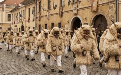 Busók maszkos felvonulása Mohácson