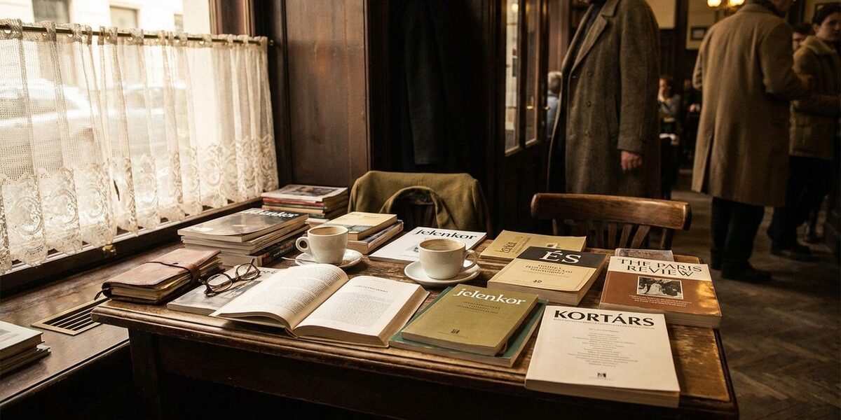 Irodalmi folyóiratok egy asztalon