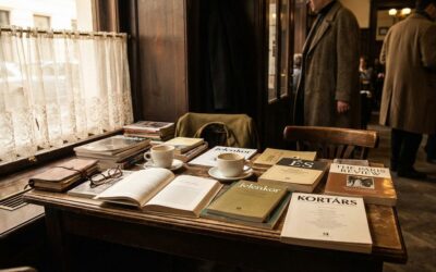 Irodalmi folyóiratok egy asztalon