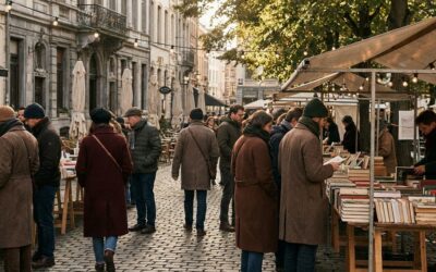 Könyvvásárlók a Vörösmarty téri könyvhéten